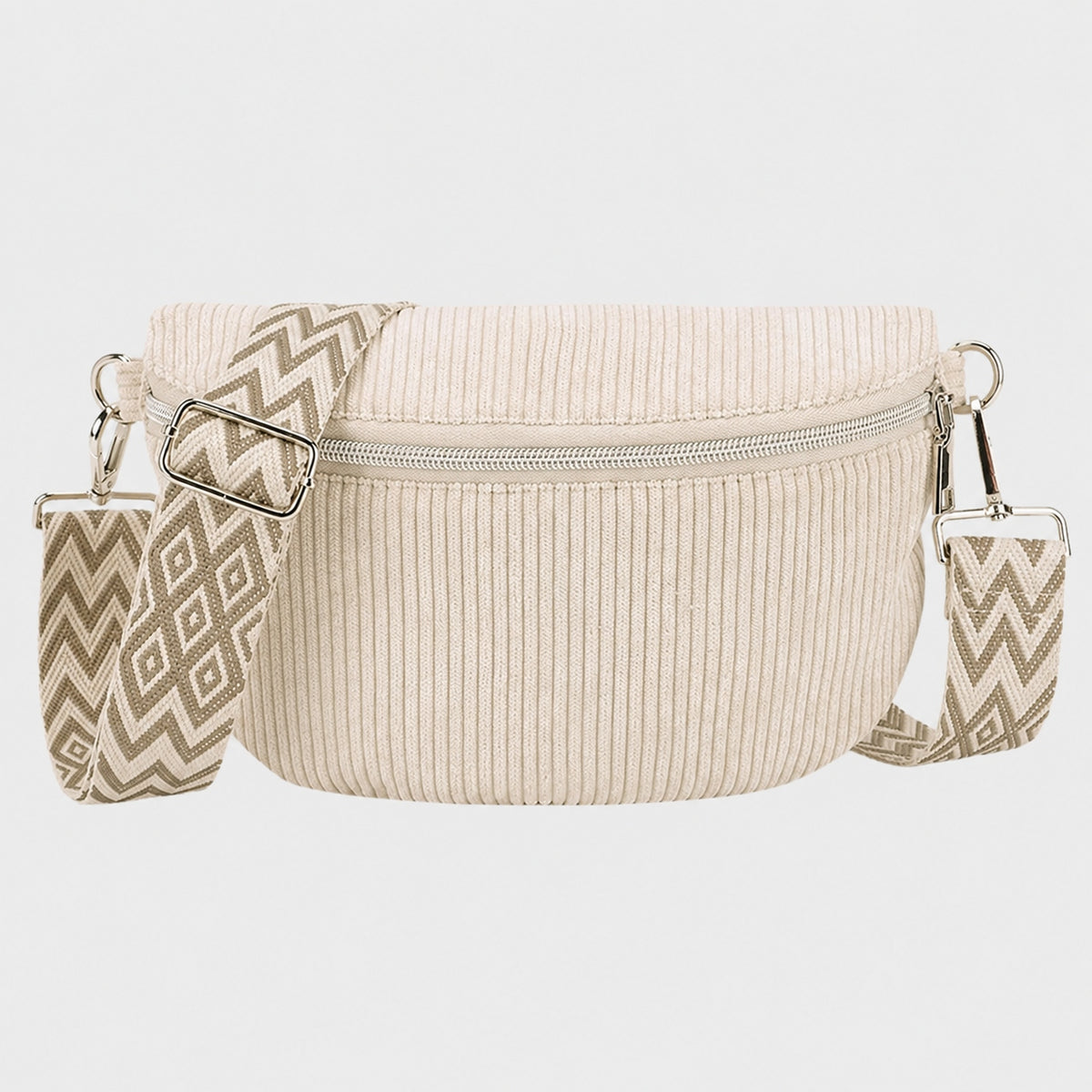 Sac Banane à Bandoulière en velours côtelé