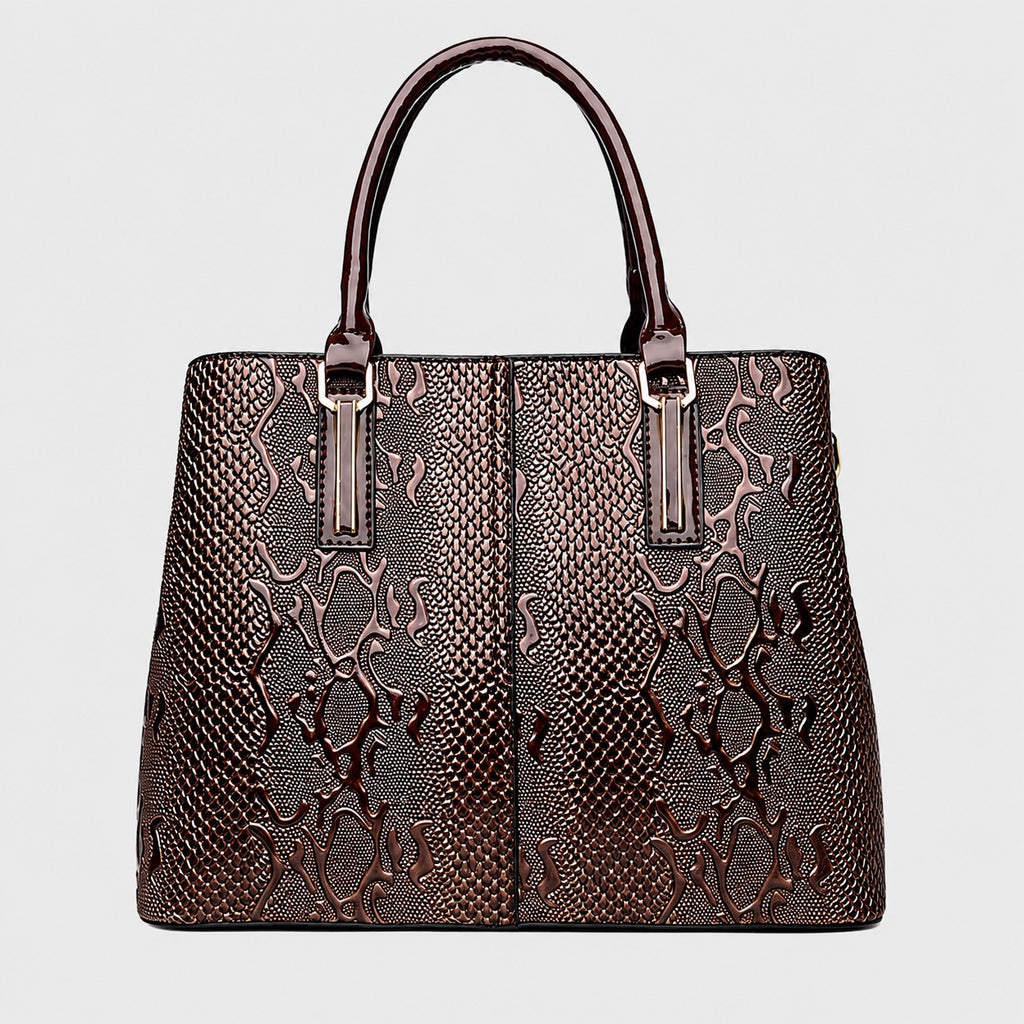 Sac à Main Bandoulière Femme effet Croco