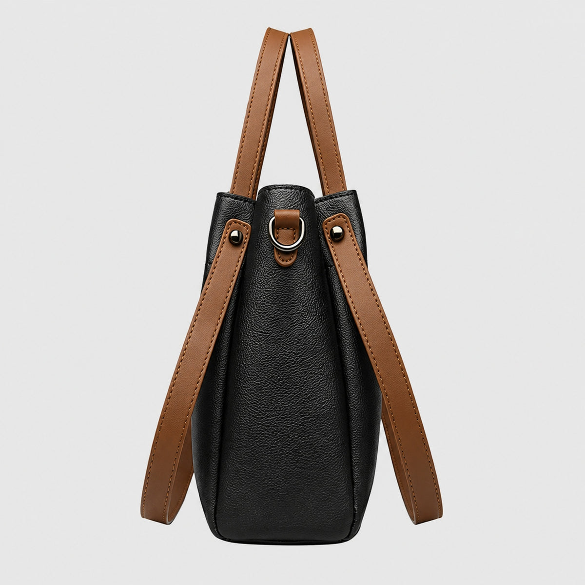 Sac à Main Seau Double Porté Bandoulière