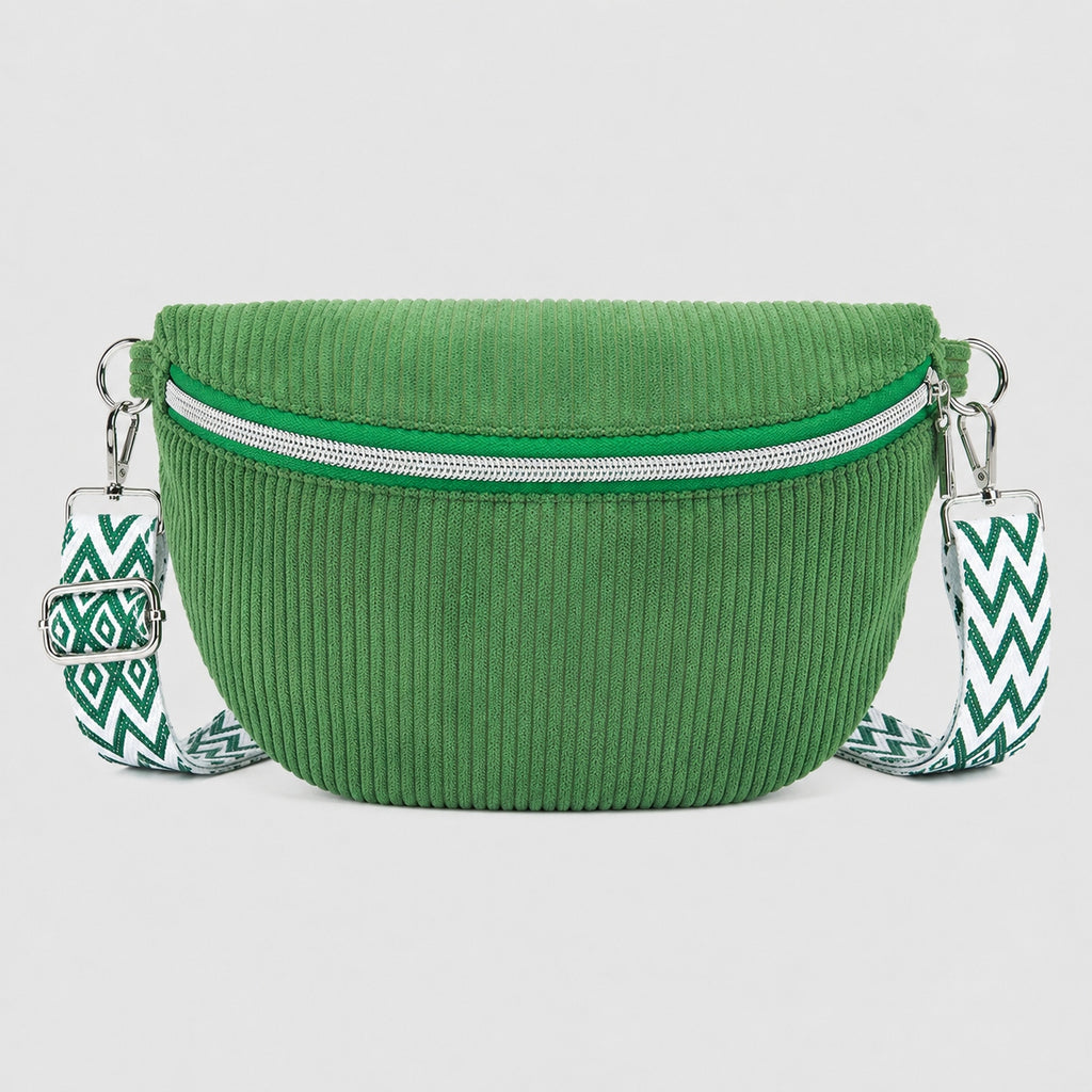 Sac Banane à Bandoulière en velours côtelé