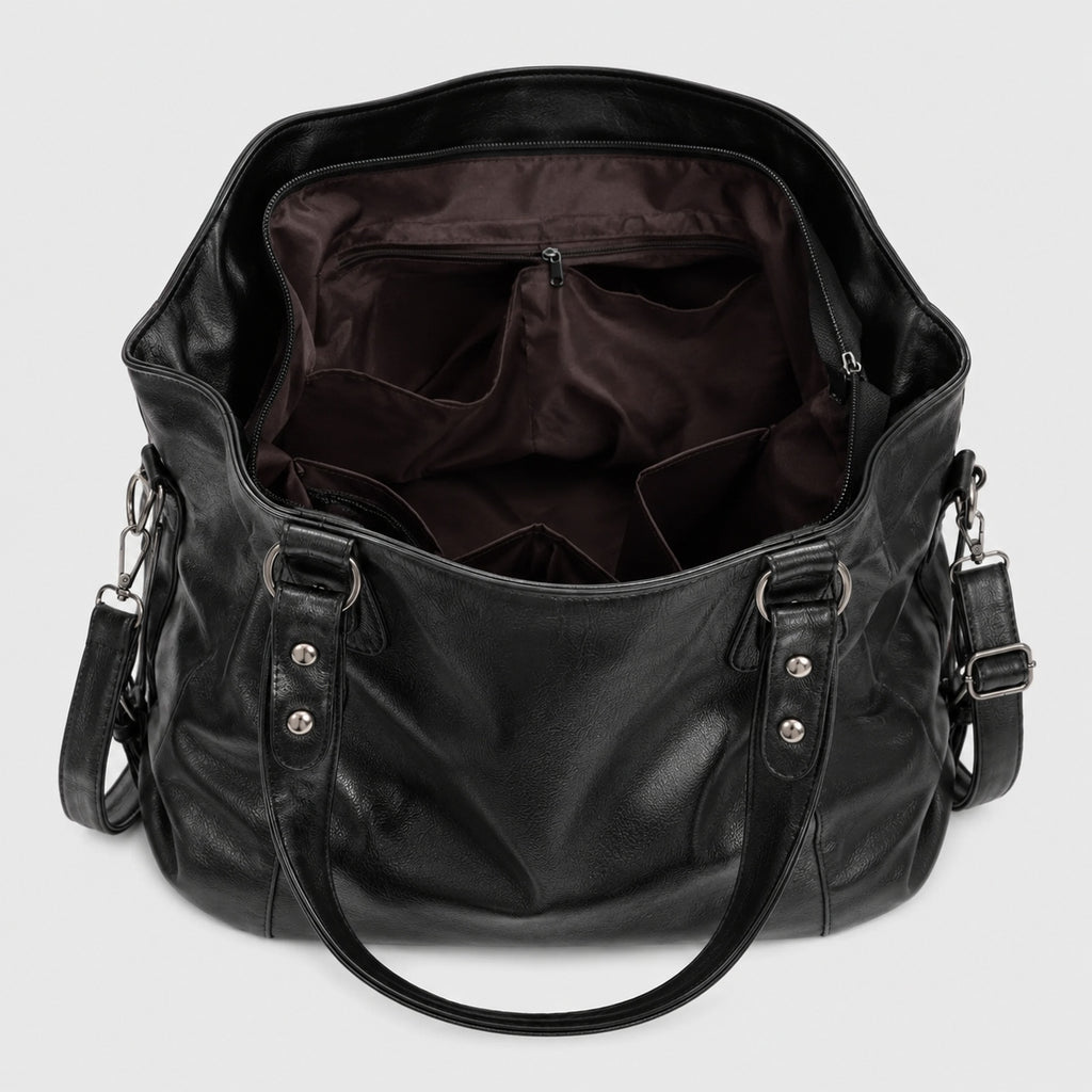 Grand Sac à Main de Cours en Cuir souple