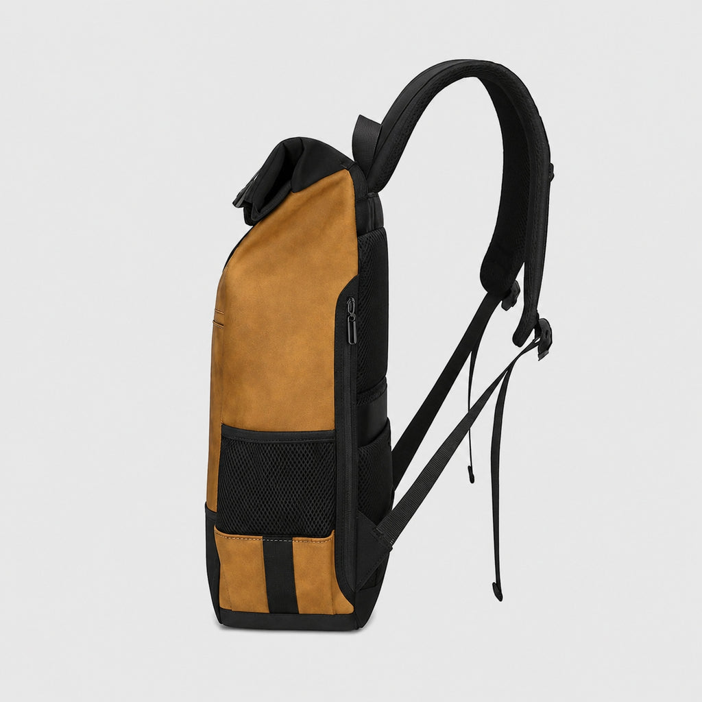 Sac à Dos Roll Top imperméable en Cuir