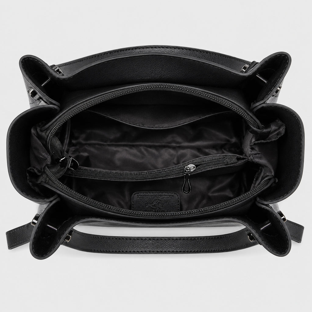 Sac à Main Seau Double Porté Bandoulière