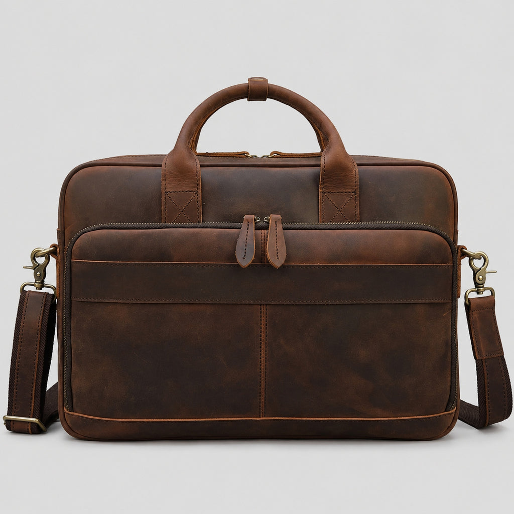 Sacoche Ordinateur en Cuir Homme