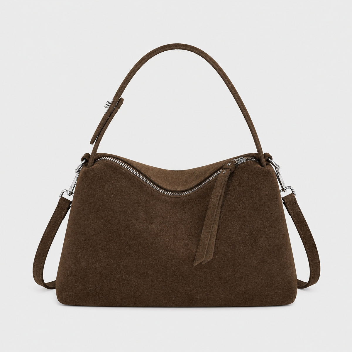 Sac à Main Bandoulière en Daim Véritable