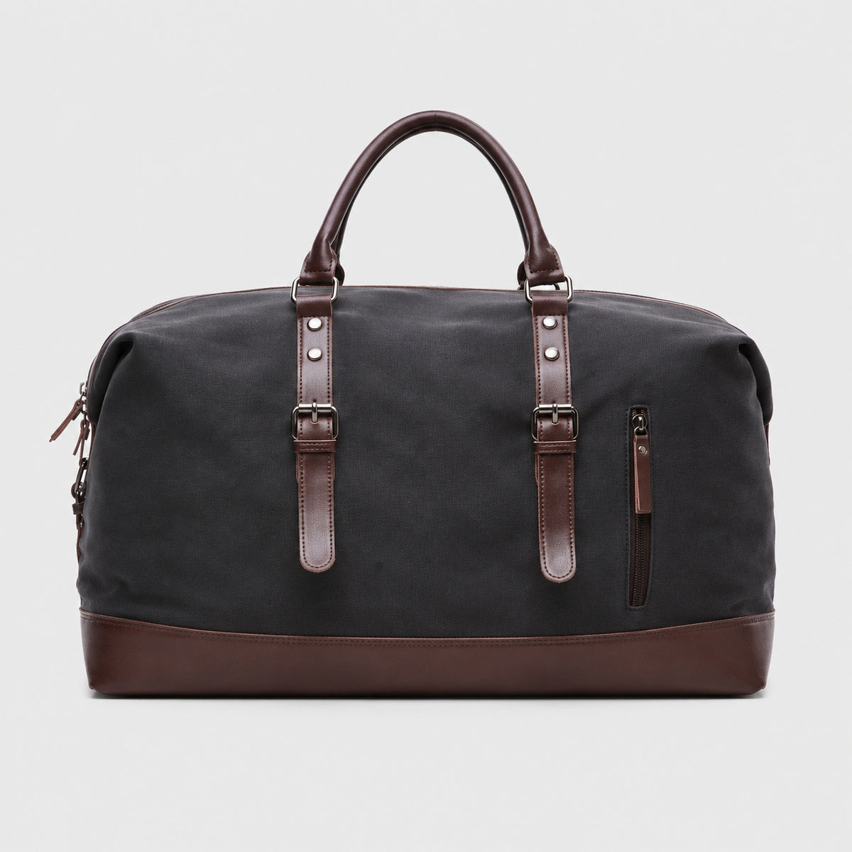 Sac de Voyage Canvas en Toile et Cuir véritable