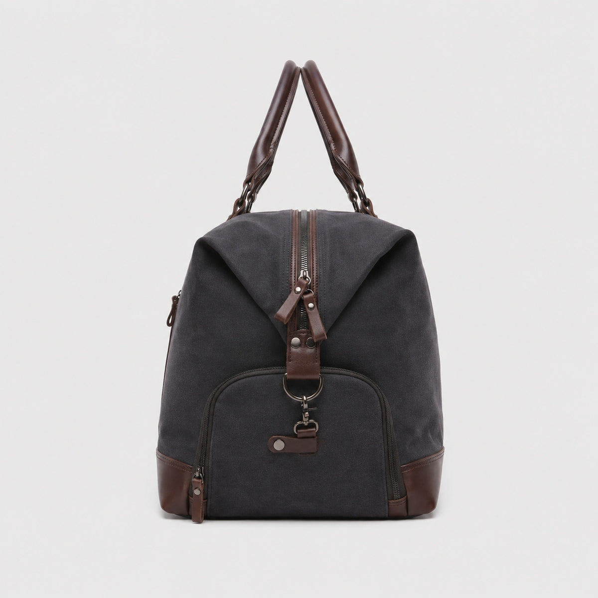 Sac de Voyage Canvas en Toile et Cuir véritable