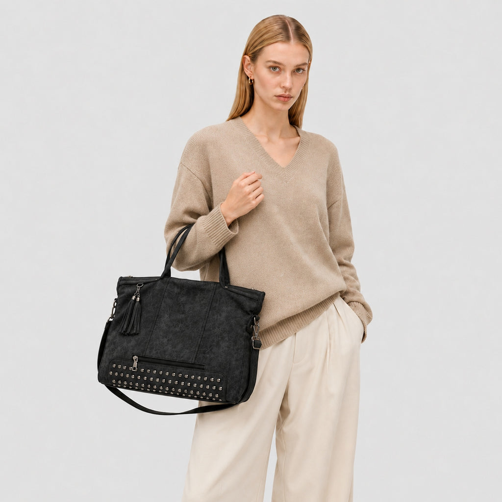 Sac à Main de Cours Rétro à Bandoulière