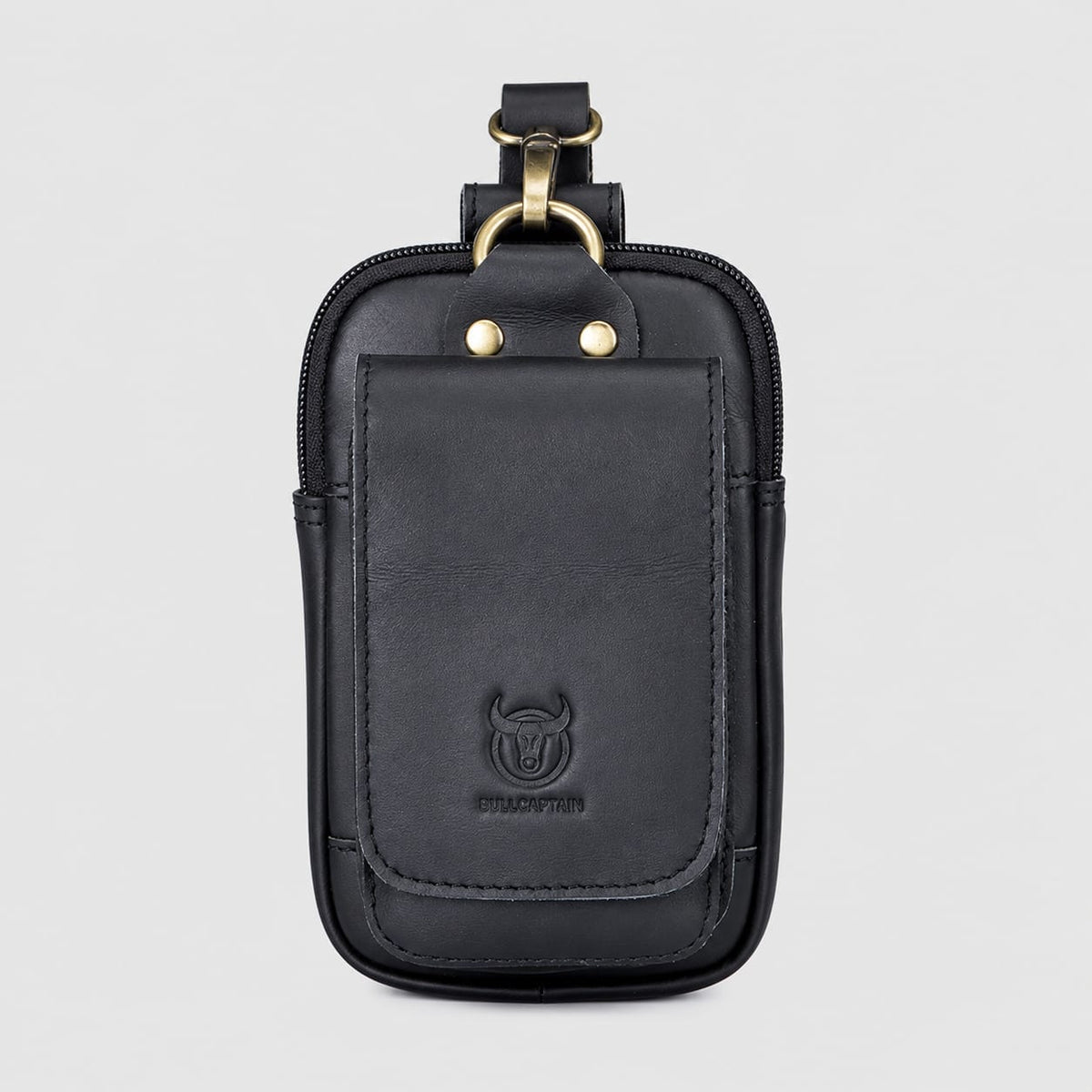 Saconoo Sacoche Ceinture Homme Cuir