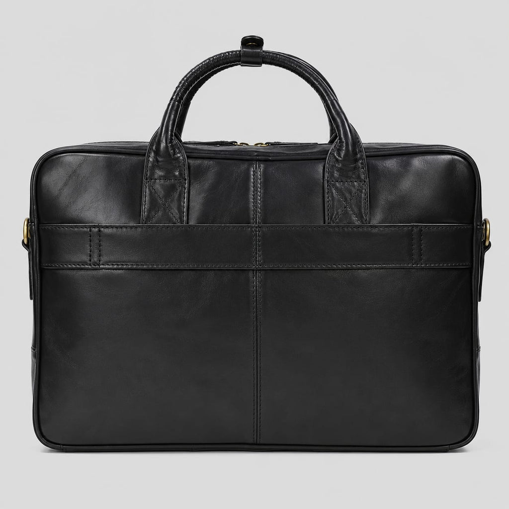 Saconoo Sacoche Ordinateur en Cuir Homme